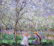 Claude Monet Springtime oil on canvas